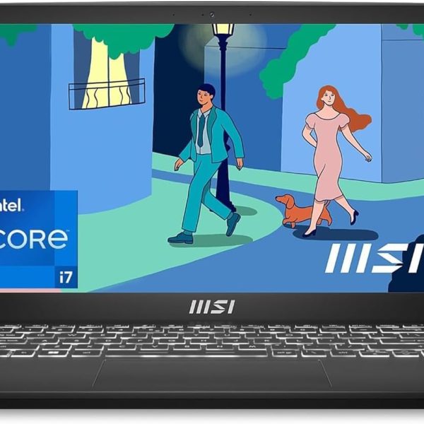 MSI لابتوب مودرن 14 انتل الجيل 12 i7-1255U (حتى 4.70GHz)- 14 انش FHD IPS 60Hz (16GB 512GB NVMe SSD ويندوز 11 هوم بطاقة رسومات ايرس Xe اسود كلاسيكي)