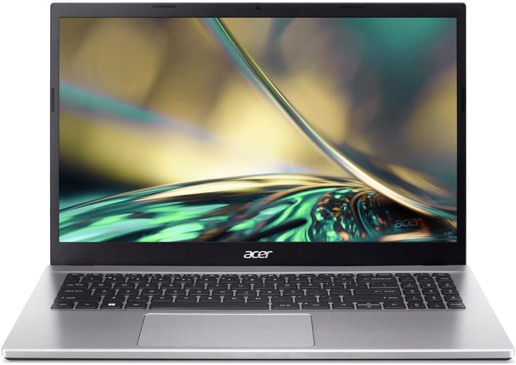ايسر لاب توب اسباير 3 رفيع باللون الفضي انتل 10 كور i5-1235U حتى 4.3GHz 8GB RAM 256GB SSD 15.6 انش FHD ايرس اكس اي جرافيكس كاميرا ويب واي فاي HDMI ويندوز 11 (A315 - مجدد)