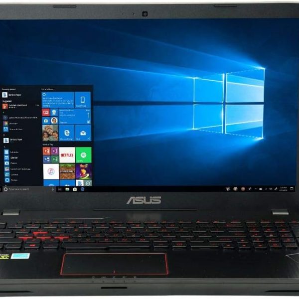 اسس لابتوب فيفوبوك K570UD 15.6 انش انتل كور i7 8550U جيفورس جي تي اكس 1050 4GB 16GB DDR4 شاشة FHD 256GB SSD + 1TB HDD ومستشعر بصمة وكيبورد باضاءة خلفية K570UD ES76 لابتوب العاب كاجوال ويندوز 10 هوم