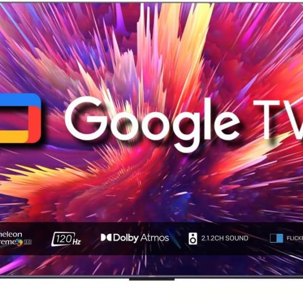 سكاي ورث 100SUF958P 100 بوصة QLED 4K UHD 3840 X 2160 2.1 HDMI 120Hz ذكي (تلفزيون جوجل)، رمادي