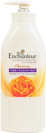 لوشن معطر للجسم برائحة ساحرة بصبار الالوفيرا وزبدة الزيتون لبشرة ناعمة وحريرية من انشانتور مناسب لجميع انواع البشرة 500 مل اكسشانتور