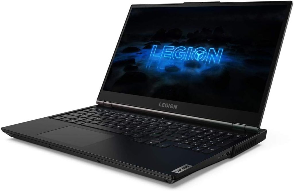 لينوفو لابتوب العاب ليجن 5 بشاشة FHD مقاس 15.6 انش ومعالج انتل كور i7-10750H بتردد 2.6GHz وذاكرة RAM 16GB وSSD 256GB وانفيديا جيفورس GTX 1660 Ti 6GB وويندوز 10 هوم، اسود فانتوم
