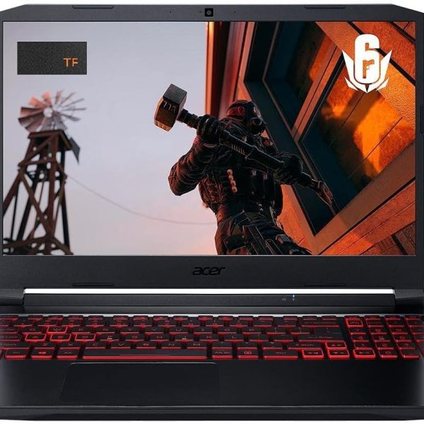 لابتوب العاب ايسر Nitro 5 Premium الاحدث: شاشة 15.6 انش FHD IPS 144Hz ومعالج انتل كور i5-10300H وRAM 8GB وSSD NVMe 256GB وبطاقة جيفورس RTX 3050 وواي فاي 6 وكيبورد باضاءة خلفية وصوت DTSX وتقنية تبريد