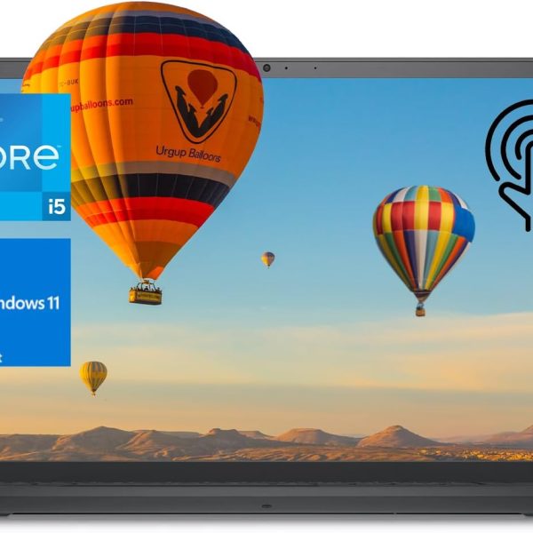 ديل لابتوب انسبيرون 3000 سلسلة 3520 بشاشة لمس FHD 15.6 انش ومعالج انتل كور i5-1155G7 وذاكرة RAM DDR4 سعة 16GB وSSD PCIe 512GB وكاميرا ويب وقارئ بطاقات SD وواي فاي وويندوز 11 هوم، اسود
