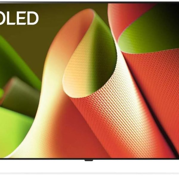 LG جهاز تحكم عن بعد ذكي Oled B4 بدقة 4K مقاس 55 بوصة بتقنية الذكاء الاصطناعي دولبي فيجن Webos24 2024 Oled55B46La.Amve اسود ، من ال جي
