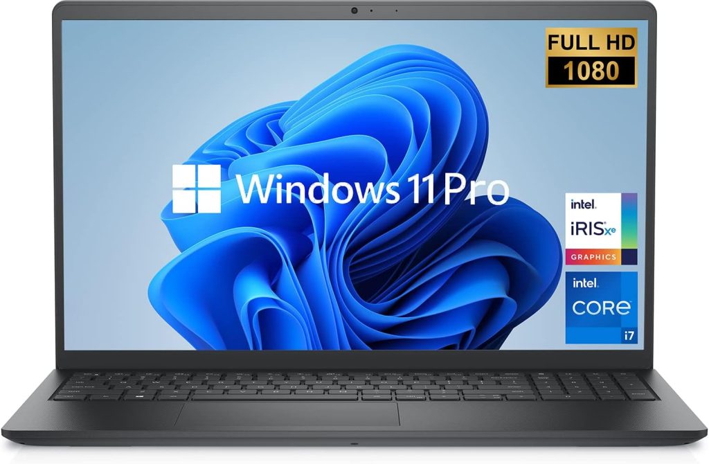 ديل لابتوب فوسترو 3510 الاحدث [ويندوز 11 برو] شاشة 15.6 انش FHD 1080p ومعالج انتل i7-1165G7 رباعي النواة وذاكرة RAM 32GB وSSD PCIe 1TB وكاميرا ويب وواي فاي وبلوتوث وقارئ بطاقات SD، اسود كربوني