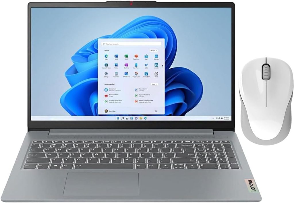 لابتوب لينوفو ايديا باد سليم 3 انتل كور i7 1355U 16 جيجابايت RAM 1 تيرا بايت SSD، شاشة 15.6 بوصة، ويندوز 11 هوم + ماوس كيبورد DXT