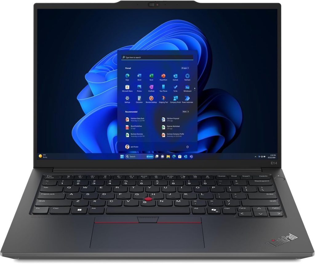 لينوفو ثينك باد E14 G6 21M7000QGE - شاشة 14 انش WUXGA، انتل الترا 5 125U، 32 جيجا، 1 تيرابايت، ويندوز 11 برو