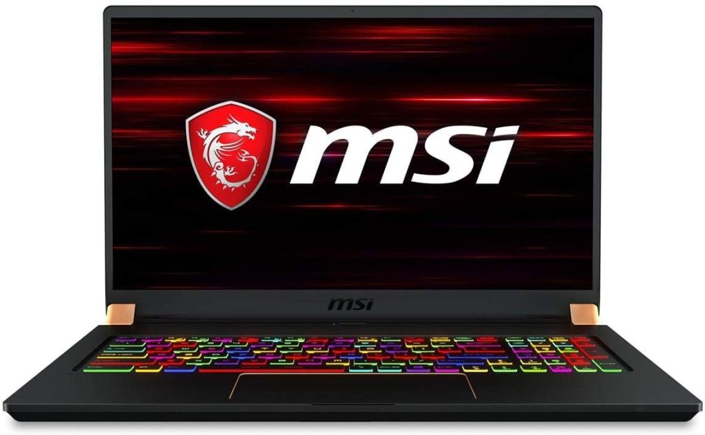 MSI لابتوب العاب GS75 ستيلث 10SFS-611 17.3 انش 300Hz 3ms رفيع وخفيف الوزن ومعالج انتل كور i7-10875H RTX2070 سوبر 32GB 512GB NVMe SSD ويندوز 10 برو في ار ريدي