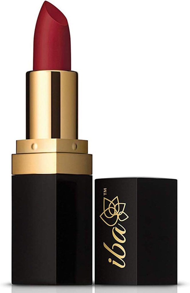 Iba Halal Care Pure Lips Long Stay Matte Lipstick, Ruby Blossom, 4g