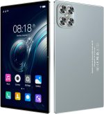تابلت اندرويد 10.1 انش من اس واي سي جي كيو بذاكرة RAM 6GB وسعة تخزين 128GB وشاشة لمس HD IPS 1280×800 وبلوتوث وشبكة 5G وكاميرا مزدوجة وواي فاي ومكالمات هاتفية مع شريحتين اتصال رمادي
