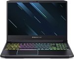 لابتوب ايسر بريداتور هيليوس 300 PH315-52-71RT، شاشة 15.6 انش، نوت بوك للالعاب، 1920×1080، كور اي 7 i7-9750H، ذاكرة رام 16 جيجا، وسيط تخزين ذو حالة ثابتة 512 جيجا، اسود، نفيديا جيفورس ار تي امس 2060
