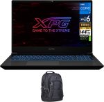 لابتوب العاب اكس بي جي زينيا 15G 15.6 انش 144Hz IPS FHD (انتل i7-14700HX، RTX 4070 8GB، 16GB DDR5 RAM، 1TB SSD، كيبورد باضاءة خلفية RGB، واي فاي 6E، RJ-45، كاميرا ويب 1080P)، شنطة ظهر فيلزتورم