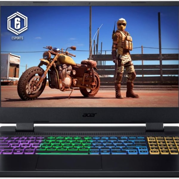 ايسر لابتوب العاب نيترو 5 15.6 انش FHD IPS 144Hz انتل i7-12650H 10-كور، انفيديا جيفورس RTX 4050 6GB، 24GB DDR5 2TB SSD، كيبورد باضاءة خلفية RGB، ثاندربولت 4، واي فاي 6، ويندوز 11 برو، COU 32GB