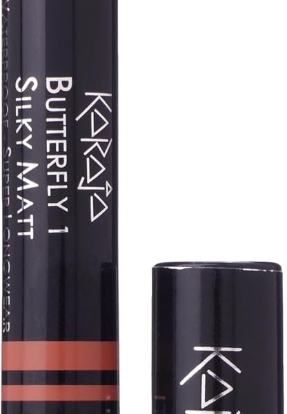 Karaja Butterfly Silky Matt Pencil Lipstick 1.8 g, No. 01 Brown