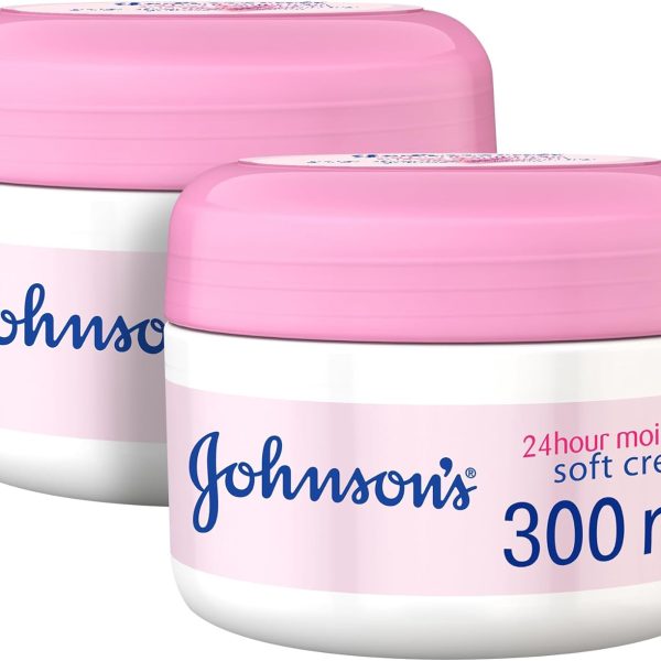 Johnson & Johnson 24H SOFT BODY Cream 300ml, pack of 2