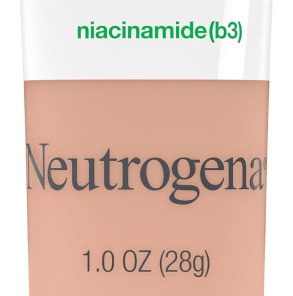 Neutrogena Clear Coverage Flawless Matte CC Cream, Full-Coverage Color Correcting Cream Face Makeup with Niacinamide (b3), Hypoallergenic, Oil Free & Fragrance Free, Nougat, 1 oz