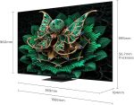 ⁦تلفزيون ذكي 75C7K 4K شاشة 75 بوصة بتقنية QD-ميني ليد كريستال كوانتوم HDR بعدد 3000 وحدة مضيئة لألعاب جوجل، معدل تحديث 144 هرتز وتقنية الصوت بانج اند اولفسن دولبي اتموس وجيم ماستر من تي سي ال (2025)⁩ - الصورة ⁦3⁩