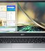 نوت بوك اسباير 3 A315 مقاس 15.6 بوصة انتل كور i5 1235U ذاكرة رام 8 جيجا 512 اس دي ايريس اكس اي كيبورد انجليزي عربي فضي نقي من ايسر DOS