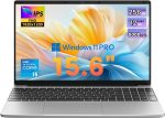 ازيو لابتوب الدر ليك-N95 رباعي النواة (حتى 3.4GHz)، 12GB RAM 256GB SSD، لابتوب 1080P FHD، ويندوز 11 برو، نوع C، واي فاي 2.4G/5G، بلوتوث 5.0، USB3.0