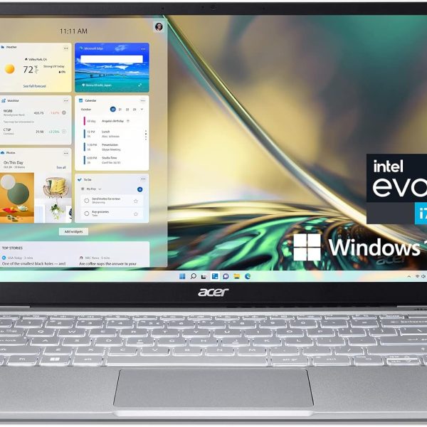 لابتوب سويفت 3 ايفو رفيعبشاشة QHD 14 انش، 100% sR، كور i7,1260P، غرافيكس ايريس16 LPX Xe،512 SSD كيلر واي فاي 6E AX1675 ، ويندوز 11هوم، SF314,512,78JG، من ايسر GB 16 DDR4X