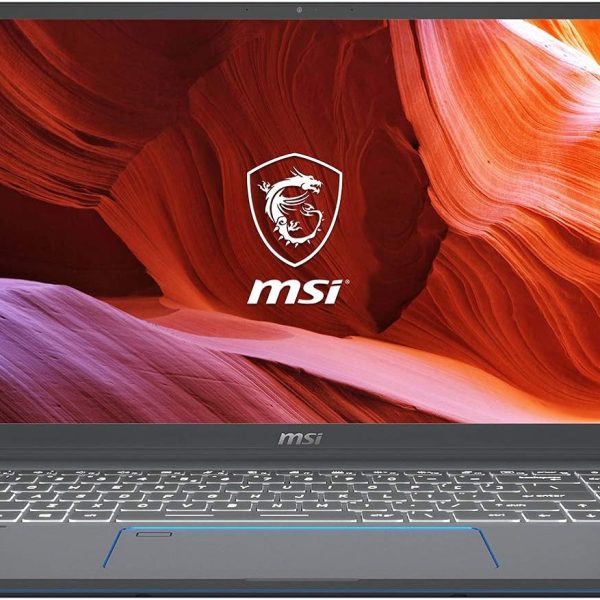 MSI لابتوب العاب واعمال من برستيج 15 A10SC-011 (انتل i7-10710U سداسي النواة، ذاكرة رام 16 جيجا، SSD 512 جيجا، GTX 1650 [ماكس-كيو]، شاشة 15.6 انش FHD (1920x1080)، ويندوز 10 برو) مع ام اس 365 بيرسونال