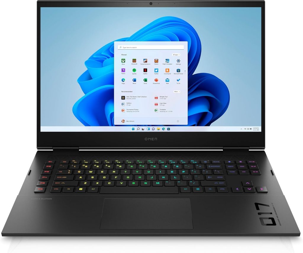 لابتوب اومن 17-ck1003nx ، شاشة 17.3 انش QHD ، انتل كور i7-12700H (الجيل 12) ، انفيديا جيفورس ار تي اكس 3080 Ti ، ذاكرة SSD سعة 1 تيرابايت ، رام 32 جيجابايت ، ويندوز 11 هوم ، ون أسود - 6G3C8EA