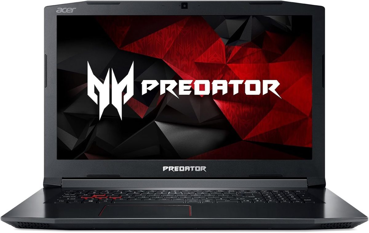 ايسر لابتوب العاب بريداتور هيليوس 300، انتل كور i7، جيفورس جي تي اكس 1060، شاشة 17.3 انش FHD، 16GB DDR4، 1TB HHD + 256GB SSD، اسود، PH317-51-787B