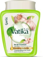 Vatika Naturals Garlic Hammam Zaith Hot Oil Treatment 500g | Promotes Natural Hair Growth | Hair Mask For Damaged & Thinning Hair