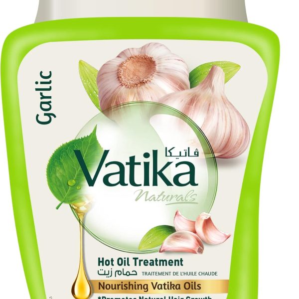 Vatika Naturals Garlic Hammam Zaith Hot Oil Treatment 500g | Promotes Natural Hair Growth | Hair Mask For Damaged & Thinning Hair