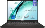 MSI لابتوب تجاري احترافي 14 ساعة: انتل كور i7 الجيل 13 شاشة انش 60Hz ايريس Xe 16GB DDR4 512GB NVMe SSD صديق للبيئة قارئ بصمات الاصابع ويندوز 11 برو: A13MG vPro-009US