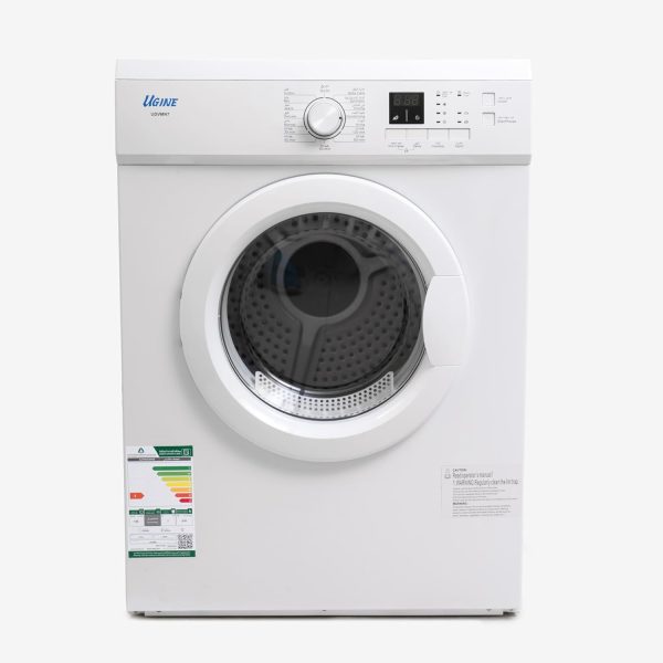 Ugine Ogen Clothes Dryer,7Kg, Front Load,155RPM,White - UDAVM7W