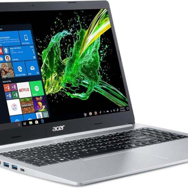 لابتوب ايسر اسباير 5 رفيع بشاشة FHD IPS مقاس 15.6 انش و كور i3 , 8145U جيل 8 4 وSSD ال ب PCIe سعة 128 وويندوز 10 S A515 54 30BQ 4 GB د ار4 ، انتل