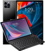 تابلت 10.1 انش من اس واي سي جي كيو ذاكرة RAM 6GB تخزين 128GB اصدار شريحة اتصال شاشة 1280×800 IPS HD فاي ثنائي النطاق بلوتوث نظام تحديد المواقع بطارية 4000mAh مجموعة اغطية كيبورد