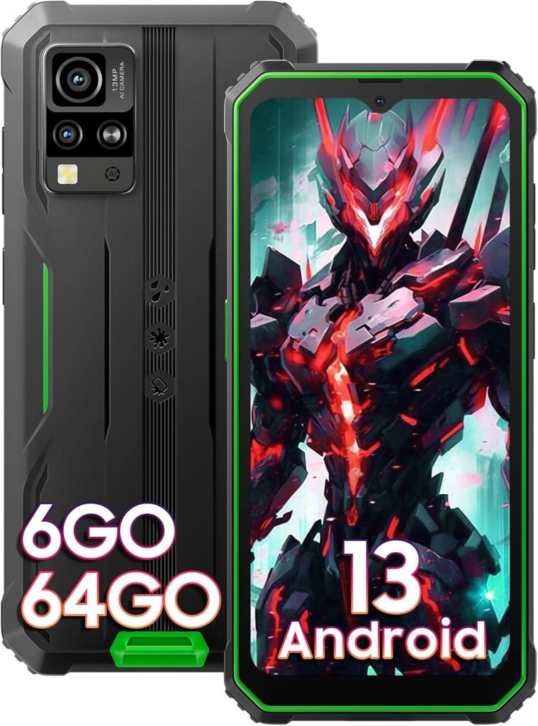 بلاك فيو هاتف متين N6000، أسود