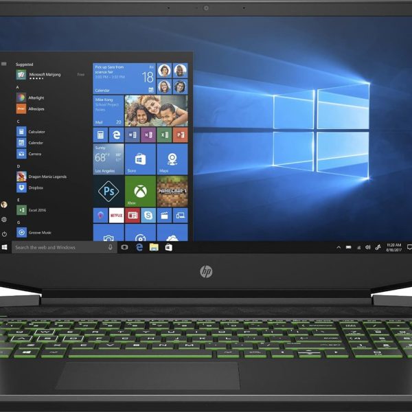 لابتوب اتش بي بافليون 15.6 انش FHD للالعاب، انتل كور i5-10300H، ذاكرة RAM 8GB، نفيديا جيفورس GTX 1650 4GB وSSD 250GB، ويندوز 10 هوم، اسود (8G، 256G)