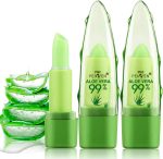 KASTWAVE Aloe Vera Lipstick, Lip Tint Set, Hydrating and Long-Lasting, Natural Watery Lip Gloss & Tinted Balm, Nutritious Lip Plumper Balm, Matte Finish Lip Gloss, for All-Day Wear