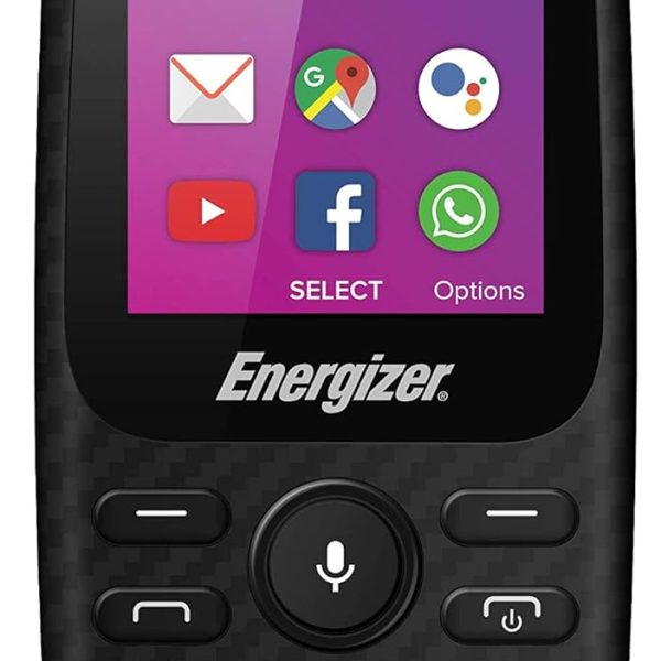 Energizer Energy E241S Feature Phone, 512 MB RAM, Dual Mini Sim - Black