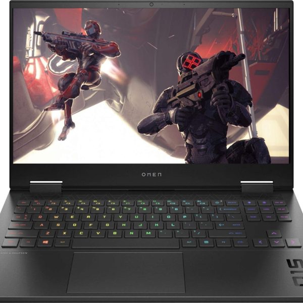 HP - لابتوب العاب اومين 15-EK0013DX 15.6 انش الجيل العاشر كور i7-10750H ذاكرة رام 16 جيجا - نفيديا جيفورس RTX 2060 - 512GB SSD + 32GB اوبتين 15.6 FHD 1920X1080-بدون لمس ويندوز 10 اسود شادو