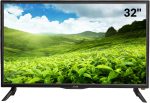 32 بوصة LED HD ATV مع USB 2.0، مزود طاقة تيار متردد 90-260 فولت 50-60 هرتز | رقم الموديل: RO-32LSH، شفاف
