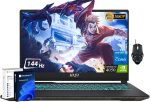 لابتوب ألعاب سايبورغ 15 ويندوز 11 برو 15.6 بوصة FHD 144Hz انتل 10-كور i7-13620H 32GB DDR5 RAM 2TB SSD جيفورس RTX 4050 كيبورد بإضاءة خلفية واي فاي 6، ترخيص ام اس اوفيس مدى الحياة وماوس من ام اس اي