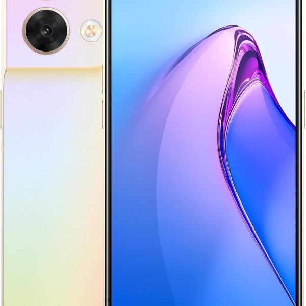 جوال اوبو رينو 8 شبكة 5G ثنائي شرائح الاتصال 6.43 انش، تخزين 256GB - ذاكرة RAM 8GB - بطارية تدوم طويلا 4500mAh - التعرف على بصمة الاصبع والوجه - اندرويد بلون ذهبي لامع + سماعات اذن اصدار الشرق الاوسط