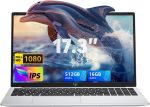 لابتوب ايس ماجيك 17.3 انش بمعالج الدر ليك N97 رباعي النواة 12th وشاشة FHD وذاكرة RAM 16GB وSSD 512GB وويندوز 11 وكاميرا ويب وخفيف ورفيع وHDMI ونوع C وUSB 3.2
