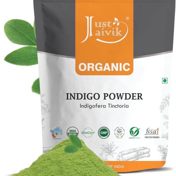 Just Jaivik Organic Indigo Powder (227g)