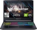 ايسر لابتوب العاب بريداتور هيليوس 300، انتل i7-10750H، انفيديا جيفورس RTX 2070 ماكس-كيو 8GB، شاشة 15.6 انش FHD 240Hz 3ms IPS، 16GB ثنائي القناة DDR4، 512GB NVMe SSD، واي فاي 6، كيبورد RGB،