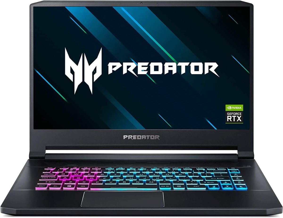 لابتوب ايسر بريداتور تريتون 500 رفيع ب كور i7 9750H جيفورس RTX 2060 6 جب وشاشة 15.6 انش FHD 144 هرتز IPS 16 و DDDR4 512 PCIe NVMe SSD R مع ويندوز 10