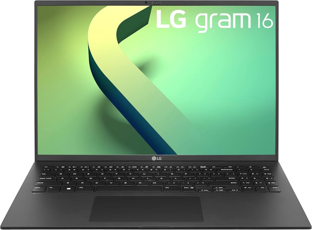 لابتوب 16Z90Q , K.AAB8U1 ال جي جرام 16Z90Qالخفة شاشة 16 انش 1920×1200 بتقنية IPS ايفو i7 1260P جيل 12 16 LPDDR5 1TB SSDواي فاي 6 اي ثاندربولت 4 ويندوز 11 اسود ، انتل