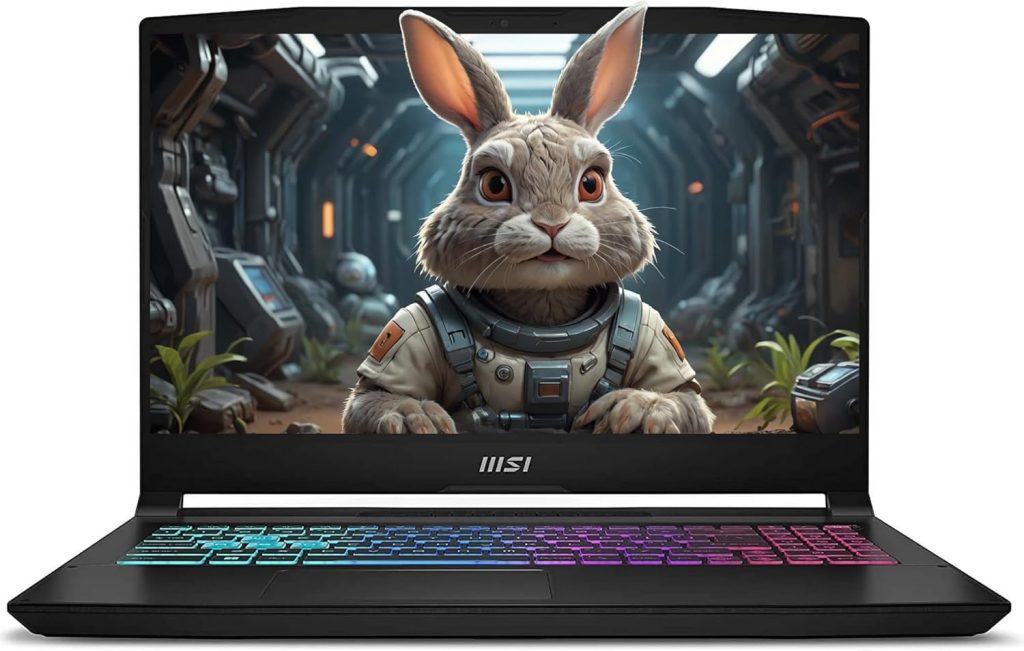 MSI لابتوب العاب كاتانا 15 بمعالج AMD رايزن 9 8945HS وذاكرة RAM DDR5 سعة 64GB وSSD PCle 4TB وشاشة FHD 15.6 انش (1920x1080)، انفيديا جي فورس RTX 4070، W11 هوم