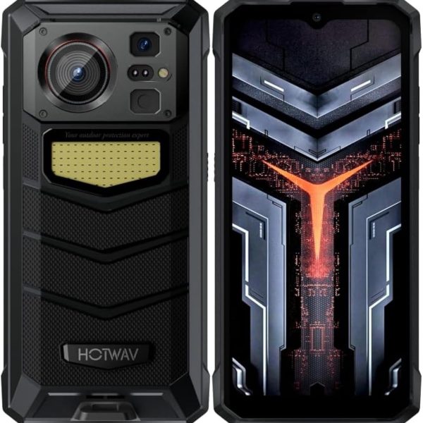Generic HOTWAV W11 Rugged Phone, 6GB+256GB, Night-V.ision, 20800mAh, 6.6 inch Android 13 MT8788 Octa Core, 4G, OTG(Cosmic Black)