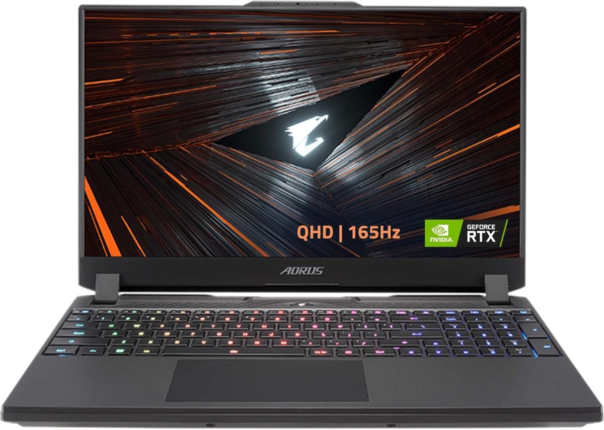 جيجابايت اوراس 15 XE4: شاشة 15.6 انش QHD 2560x1440 IPS-Level، انتل كور i7-12700H، نفيديا جيفورس RTX 3070 Ti GPU 8GB GDDR6، RAM 16GB DDR5، 1TB SSD، ويندوز 11 هوم (اوروس 15 XE5-73USB34SH)